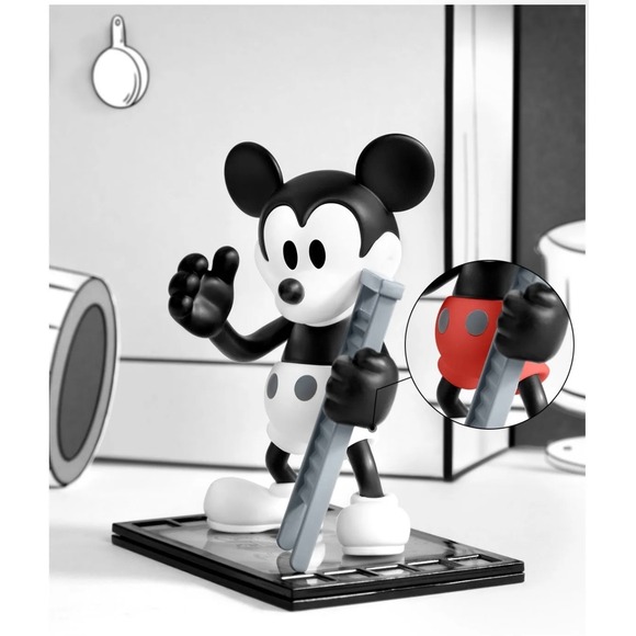 POP MART Other - Disney Steamboat Willie CRASH Mickey Mouse Figure Collectible‎ Toy Pop Mart